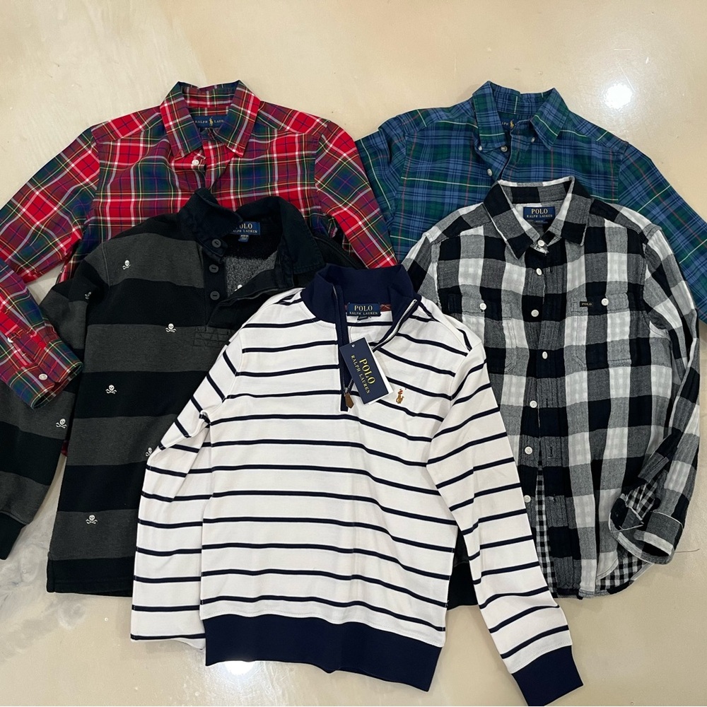 Boys Polo long sleeve SZ 10-12